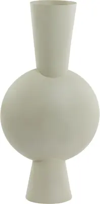 Light & Living vaas metaal kavandu 31x19x61.5cm grijs - afbeelding 1