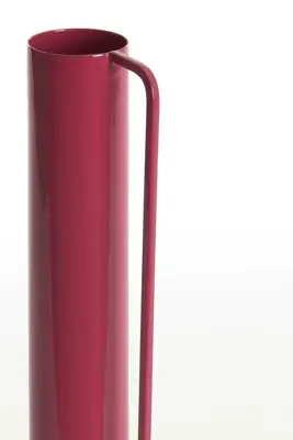 Light & Living vaas metaal panzano 12x38cm roze - afbeelding 2