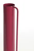Light & Living vaas metaal panzano 12x38cm roze - afbeelding 2