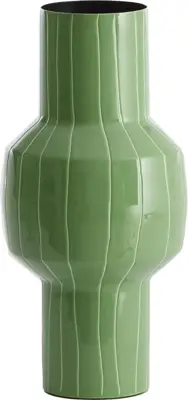 Light & Living vaas metaal senuma 14x30cm mint groen - afbeelding 1