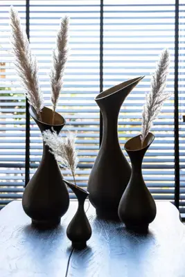 Light & Living vaas metaal tilipi 35x26.5x77.5cm zwart - afbeelding 7