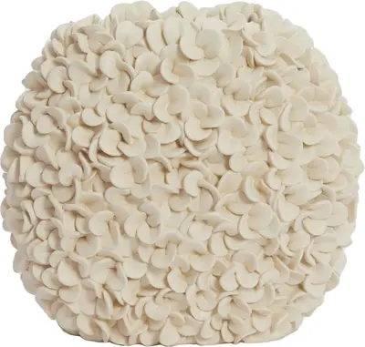 Light & Living vaas polyresin phylia 31.5x17x28cm crème - afbeelding 1