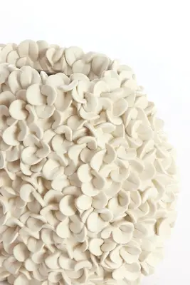 Light & Living vaas polyresin phylia 44x20.5x38.5cm crème - afbeelding 2