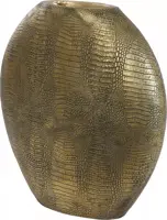 Light & Living vaas polyresin skeld 50x15x50cm brons - afbeelding 2