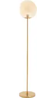 Light & Living vloerlamp glas medina amber 30x160cm goud, transparant - afbeelding 1
