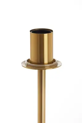 Light & Living vloerlamp glas medina amber 30x160cm goud, transparant - afbeelding 3