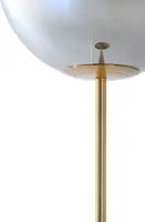 Light & Living vloerlamp glas medina smoke 30x160cm goud, transparant - afbeelding 2