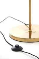 Light & Living vloerlamp glas medina smoke 30x160cm goud, transparant - afbeelding 7