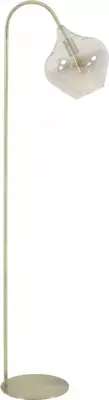 Light & Living vloerlamp glas rakel smoke 45x28x160cm brons, transparant - afbeelding 1
