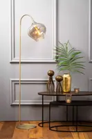 Light & Living vloerlamp glas rakel smoke 45x28x160cm brons, transparant - afbeelding 5
