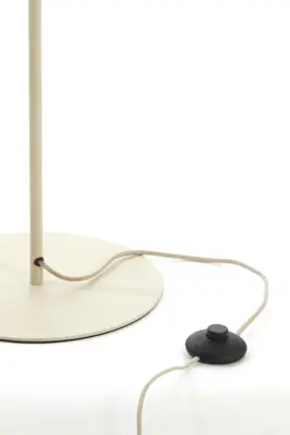 Light & Living vloerlamp metaal fringe 30x165cm crème - afbeelding 2