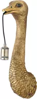 Light & Living wandlamp polyresin ostrich 18x15.5x57.5cm brons - afbeelding 1