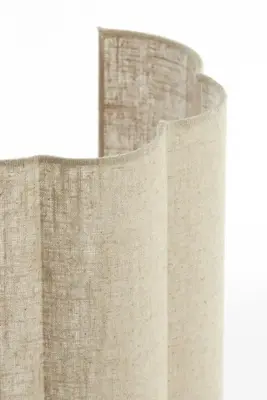 Light & Living wandlamp textiel, metaal fringe 26x15x40cm bruin - afbeelding 3