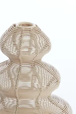 Light & Living windlicht metaal christmas tree 16x19cm crème - afbeelding 2