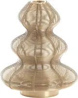 Light & Living windlicht metaal christmas tree 16x19cm licht goud - afbeelding 1