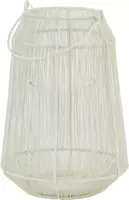 Light & Living windlicht metaal odina 24x36cm crème - afbeelding 1