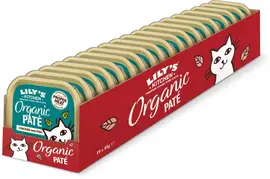 Lily's Kitchen Biologische Paté met Kip en Zalm Kattenvoer 85g - afbeelding 3