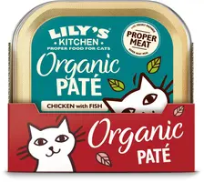 Lily's Kitchen Biologische Paté met Kip en Zalm Kattenvoer 85g - afbeelding 6