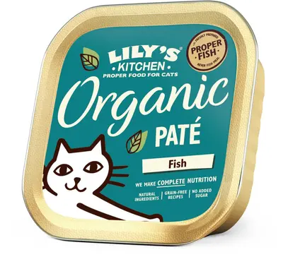 Lily's Kitchen Biologische Paté met Kip en Zalm Kattenvoer 85g - afbeelding 2