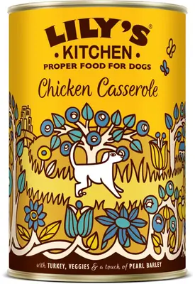 Lily's Kitchen Casserole Stoofpotje met Kip-Kalkoen hondenvoer 400g - afbeelding 1