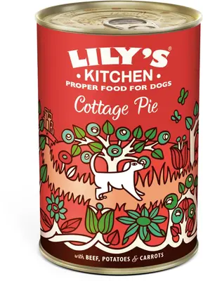 Lily's Kitchen Cottage Pie met Rund-Wortel-Aardappel hondenvoer 400g - afbeelding 2