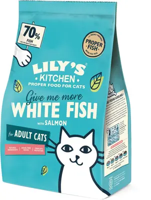 Lily's Kitchen kattenvoer met Witvis-Zalm 2kg - afbeelding 3