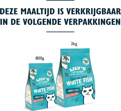 Lily's Kitchen kattenvoer met Witvis-Zalm 800g - afbeelding 8