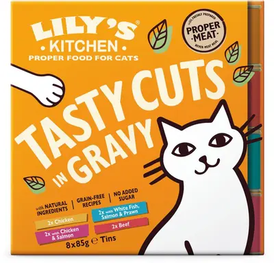 Lily's Kitchen Kipstukjes in Saus Kattenvoer 85gr - afbeelding 2