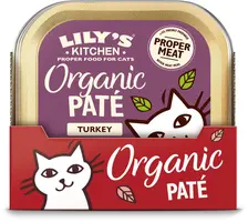 Lily's Kitchen Organic Paté met Kalkoen kattenvoer 85g - afbeelding 1