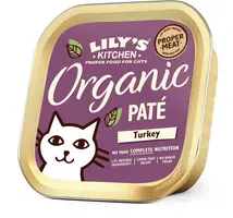 Lily's Kitchen Organic Paté met Kalkoen kattenvoer nat 85g - afbeelding 2