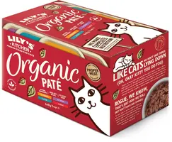 Lily's Kitchen Organic Patés multipack kattenvoer nat 8x85g - afbeelding 3