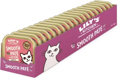 Lily’s Kitchen Paté Kitten met Kip kattenvoer 85g - afbeelding 1