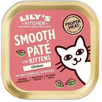 Lily’s Kitchen Paté Kitten met Kip kattenvoer 85g