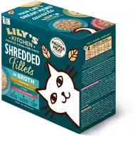 Lily's Kitchen Shredded Fillets Malse Reepjes Multipack kattenvoer 8x70gr - afbeelding 3