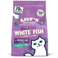 Lily's Kitchen Witvis en Kalkoen Senior Kattenvoer 800g kopen?