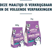 Lily's Kitchen Witvis en Kalkoen Senior Kattenvoer 800g - afbeelding 5