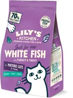 Lily's Kitchen Witvis en Kalkoen Senior Kattenvoer 800g - afbeelding 2