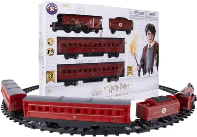 Lionel treinset Hogwarts Express 165x104cm rood/zwart - afbeelding 2