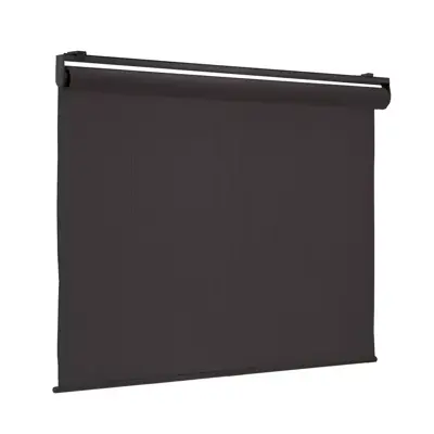 Livin'outdoor rolgordijn HDPE start&stop 100x240cm antraciet - afbeelding 1