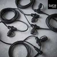 Luca Lighting connect 24 tree cable black ip44 1500cm - afbeelding 1