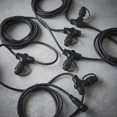 Luca Lighting connect 24 tree cable black ip44 1500cm - afbeelding 2