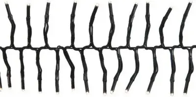 Luca Lighting LED kerstverlichting cluster besjes 768 lampjes groen 5,6m, classic wit - afbeelding 1