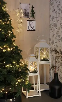 Luca Lighting LED kerstverlichting Snake Light 700 lampjes 14m, classic wit - afbeelding 3