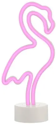 Luca Lighting led verlichting acryl flamingo 13x8.5x29.5cm roze