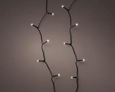 Lumineo Durawise basic twinkle kerstboomverlichting op batterijen 240 LED warm wit 17,9 meter - afbeelding 3