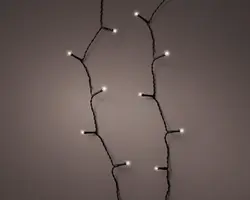 Lumineo Durawise basic twinkle kerstboomverlichting op batterijen 240 LED warm wit 17,9 meter - afbeelding 3