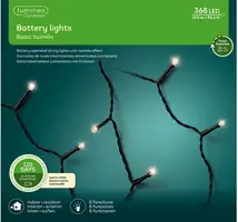 Lumineo Durawise basic twinkle kerstboomverlichting op batterijen 368 LED warm wit 27,5 meter - afbeelding 1