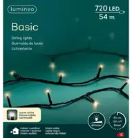 Lumineo kerstverlichting LED 720 lampjes 54m, warm wit - afbeelding 1