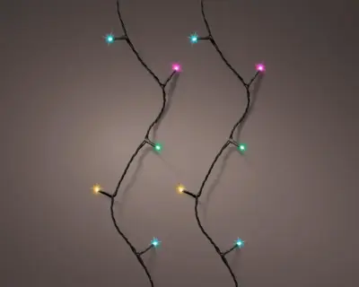Lumineo kerstverlichting LED basic 260 lampjes 27m, multicolor  - afbeelding 3