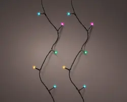 Lumineo kerstverlichting LED basic 260 lampjes 27m, multicolor  - afbeelding 3